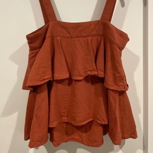 Abound XXS tiered sleeveless top